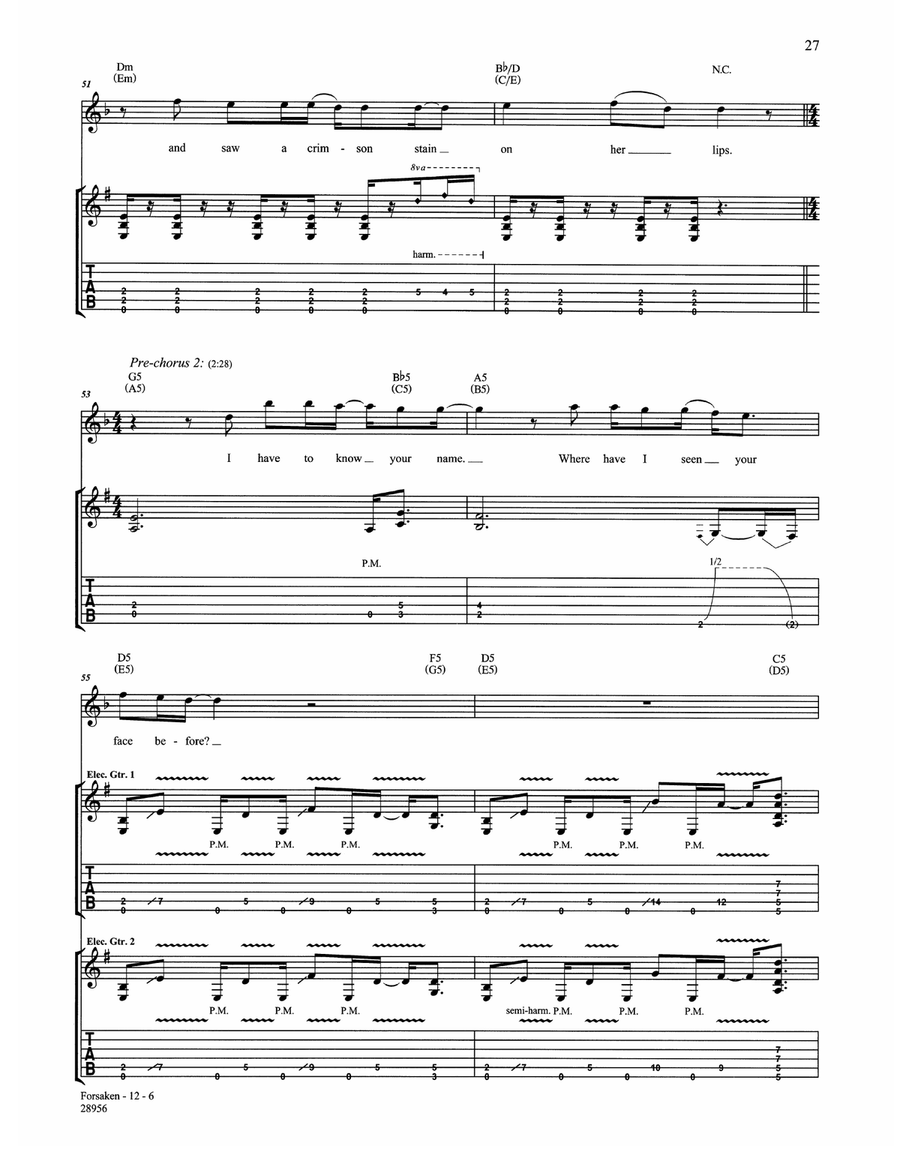 Forsaken Forsaken Acoustic Guitar scores gallery preview page 6