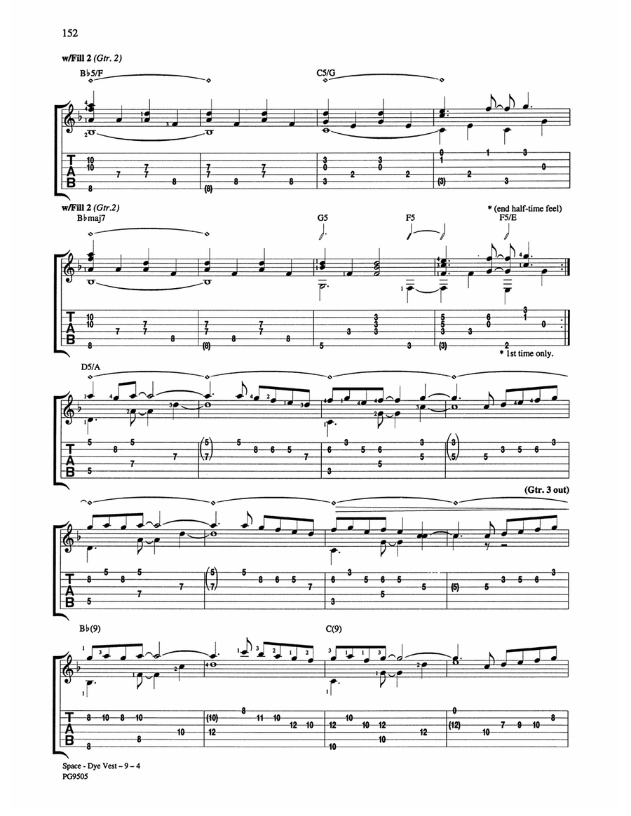 Space-Dye Vest Space-Dye Vest Acoustic Guitar scores gallery preview page 4