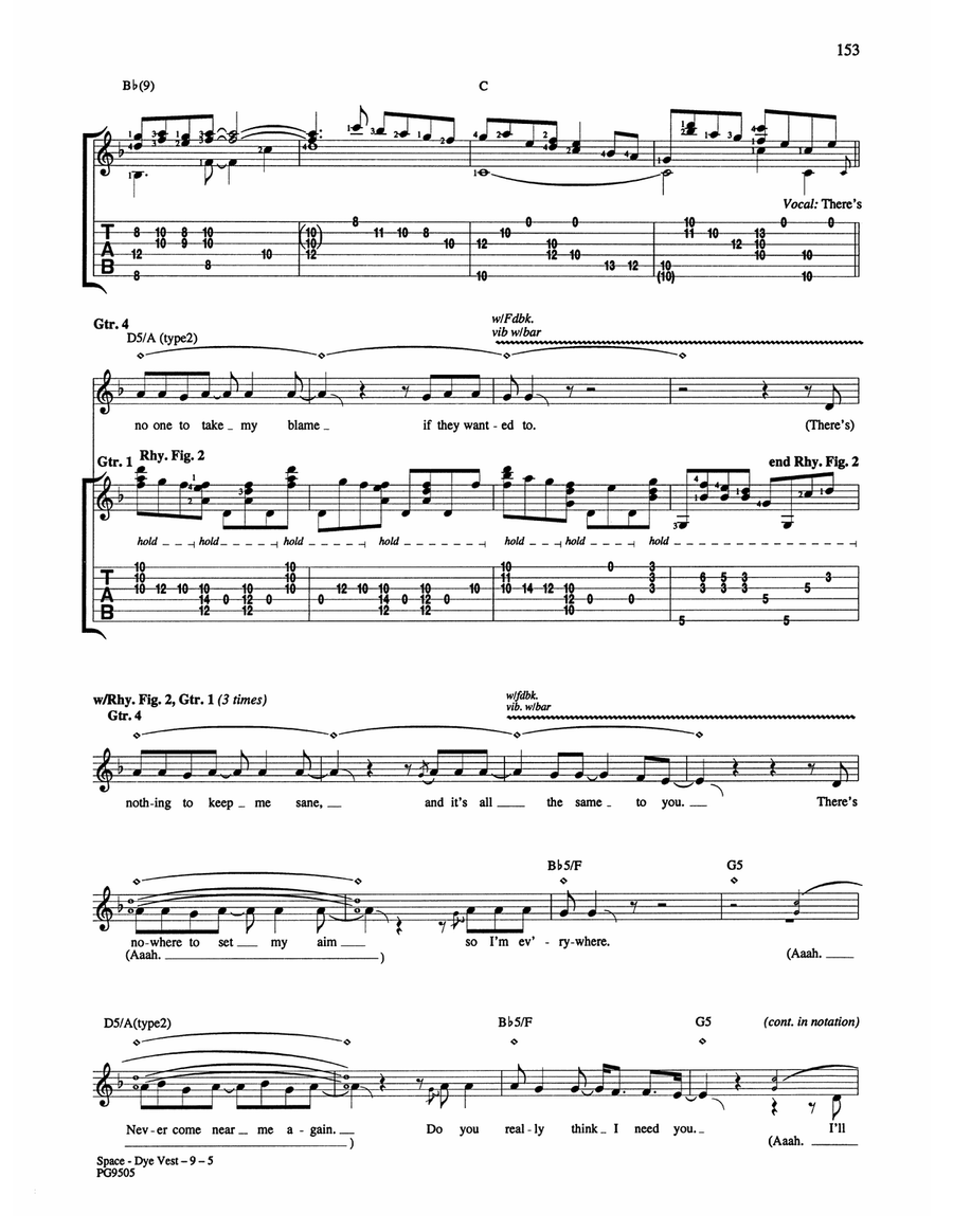 Space-Dye Vest Space-Dye Vest Acoustic Guitar scores gallery preview page 5