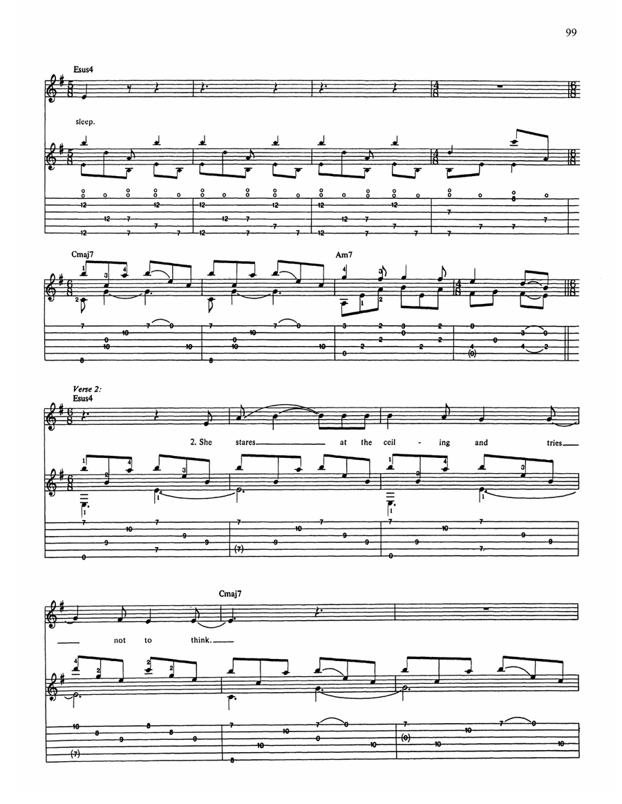 Wait For Sleep Wait For Sleep Acoustic Guitar scores gallery preview page 4