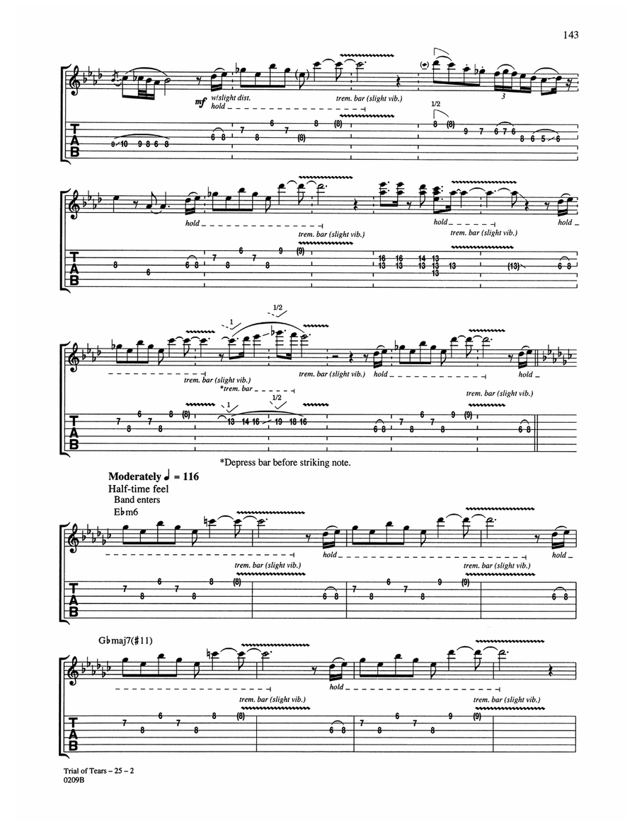 Trial Of Tears Trial Of Tears Acoustic Guitar scores gallery preview page 2