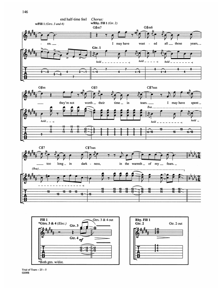 Trial Of Tears Trial Of Tears Acoustic Guitar scores gallery preview page 5