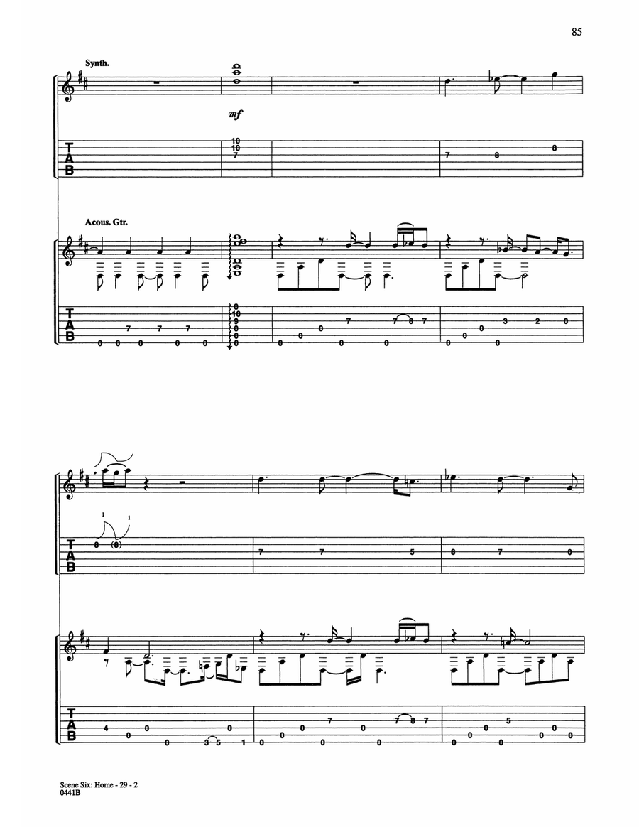 Home by Dream Theater Acoustic Guitar - Digital Sheet Music page 2