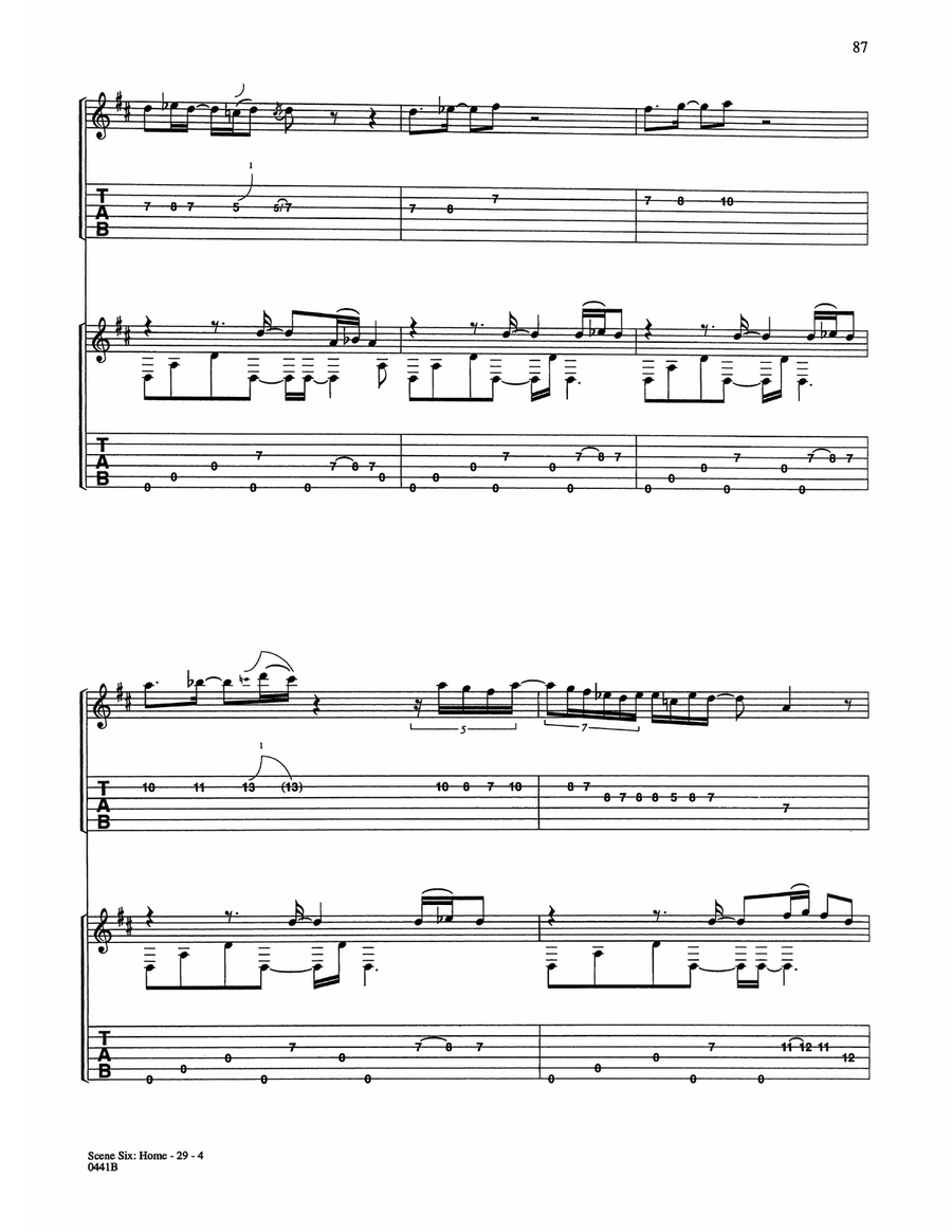 Home by Dream Theater Acoustic Guitar - Digital Sheet Music page 4