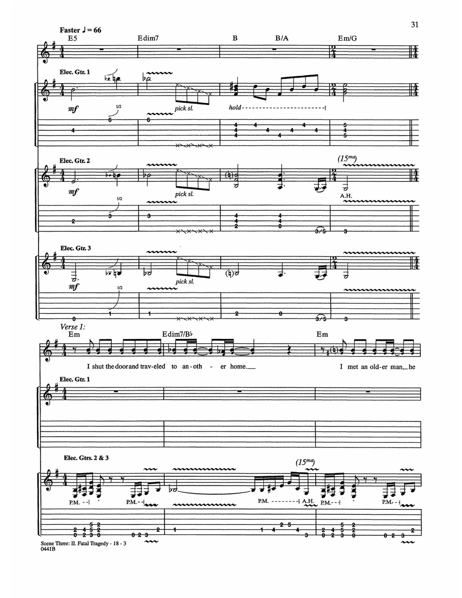 Fatal Tragedy Fatal Tragedy Acoustic Guitar scores gallery preview page 3