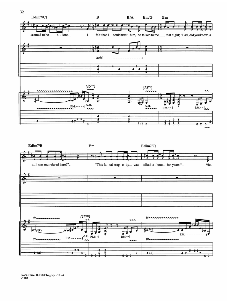 Fatal Tragedy Fatal Tragedy Acoustic Guitar scores gallery preview page 4