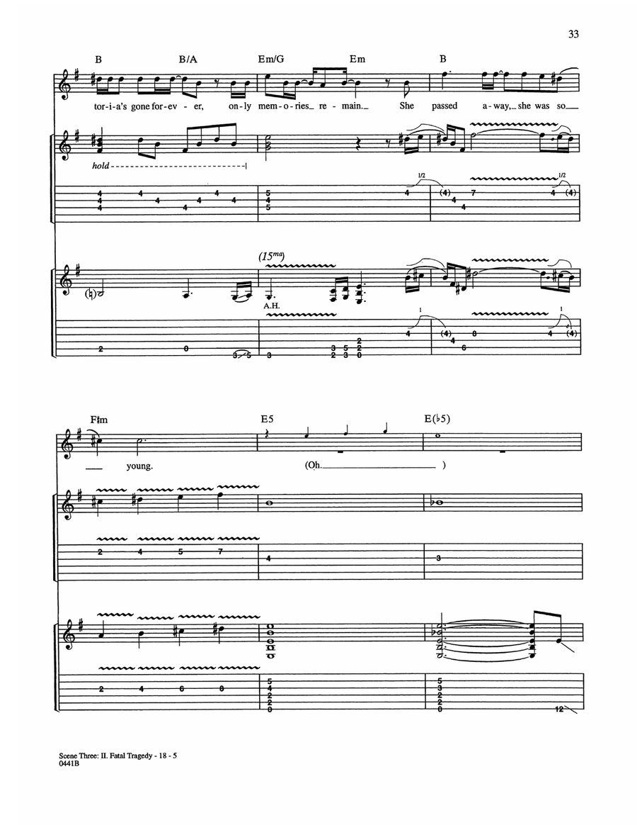 Fatal Tragedy Fatal Tragedy Acoustic Guitar scores gallery preview page 5