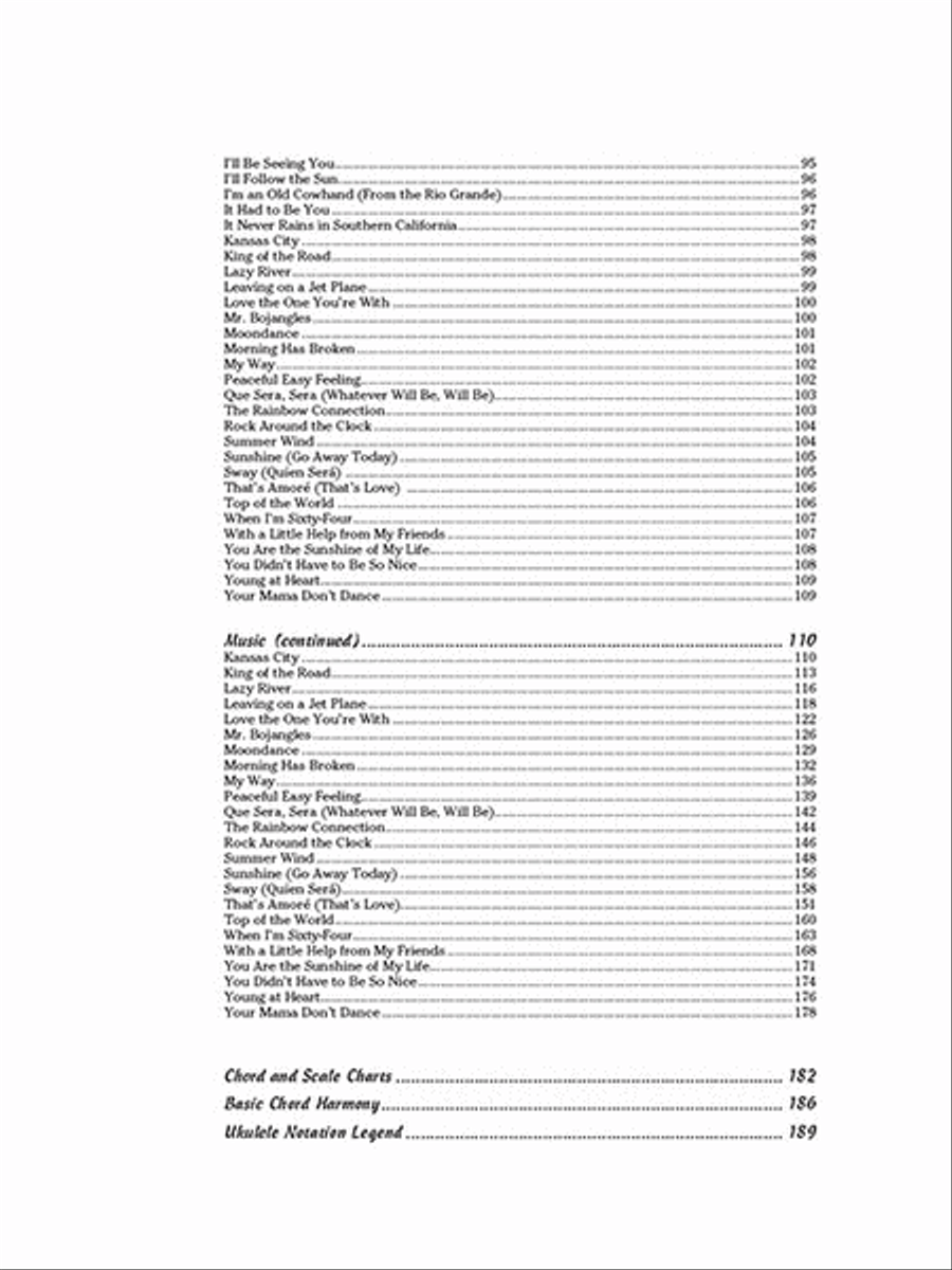 Ukulele Favorites for Dummies Ukulele scores gallery preview page 3
