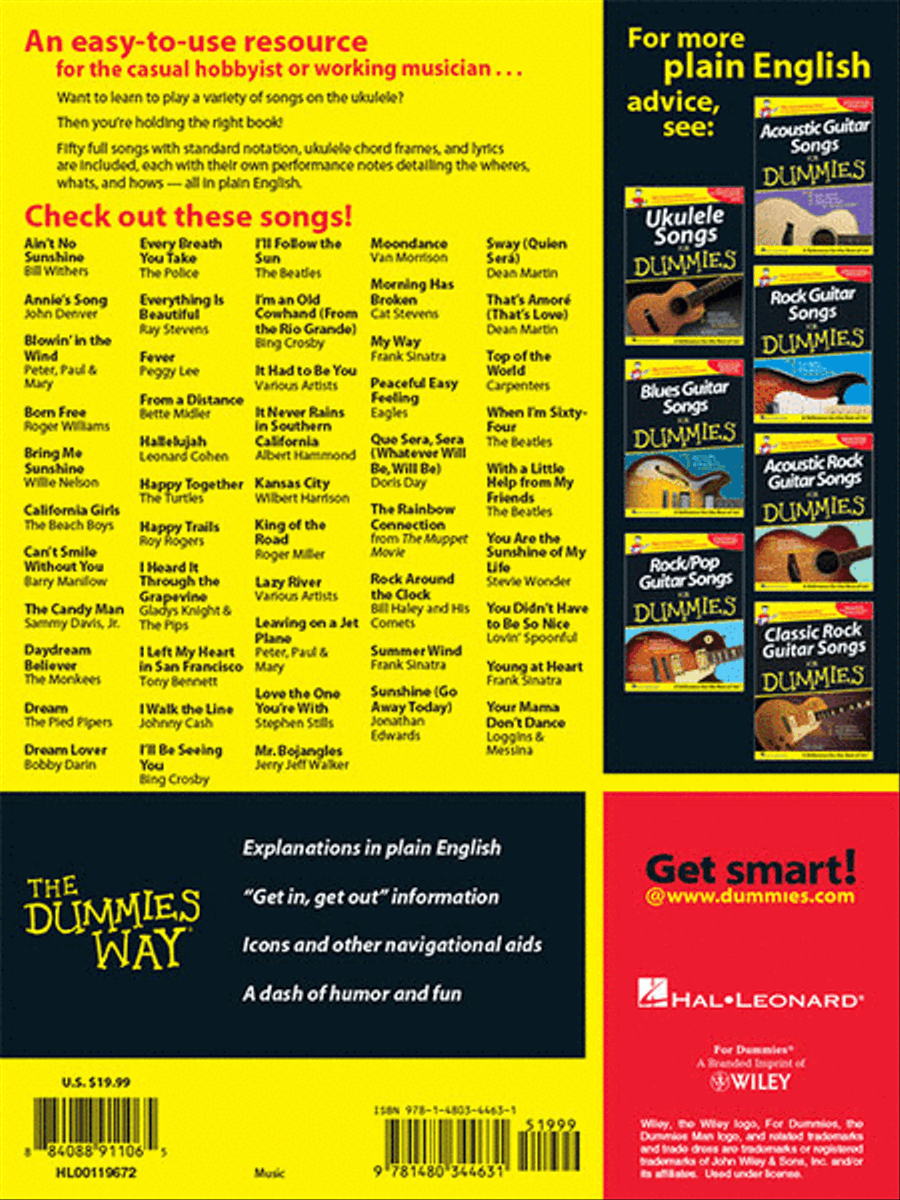 Ukulele Favorites for Dummies Ukulele scores gallery preview page 6