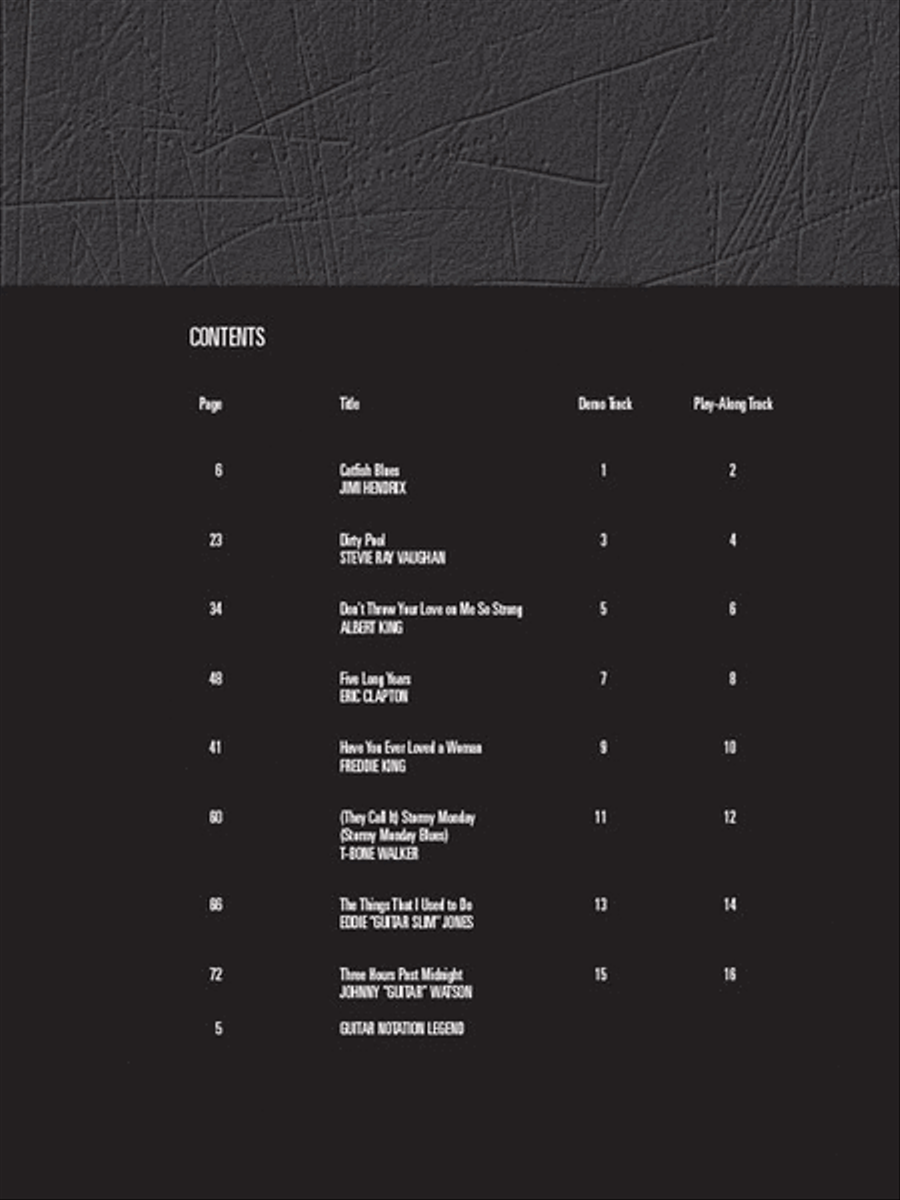 Slow Blues Slow Blues Electric Guitar scores gallery preview page 6
