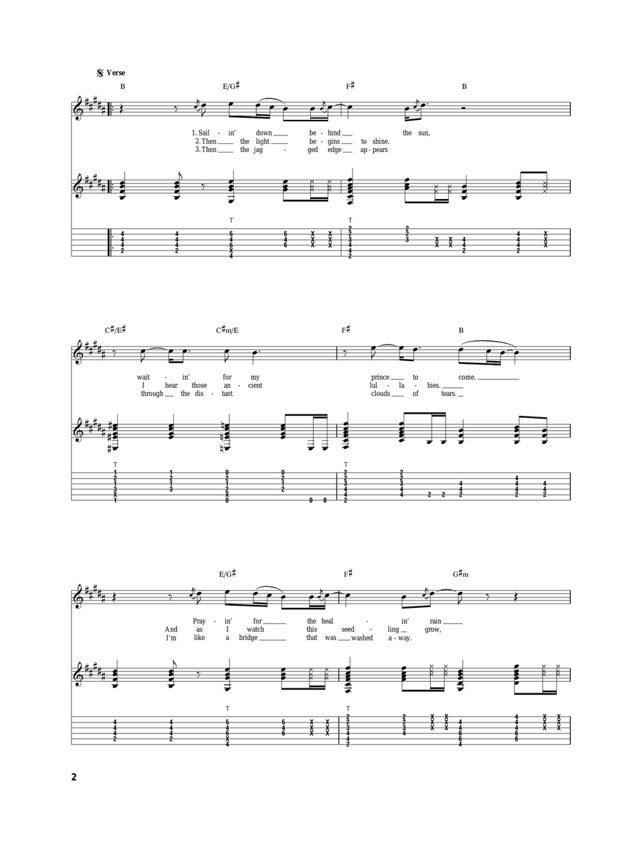 My Father's Eyes My Father's Eyes Acoustic Guitar scores gallery preview page 2