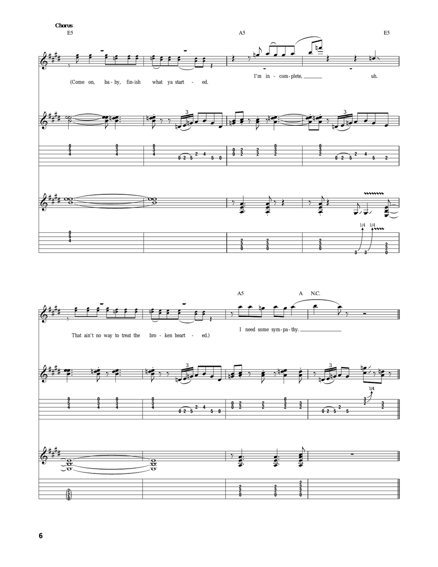 Finish What Ya Started Finish What Ya Started Acoustic Guitar scores gallery preview page 6