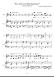 Go Tell It On The Mountain (low voice/piano)