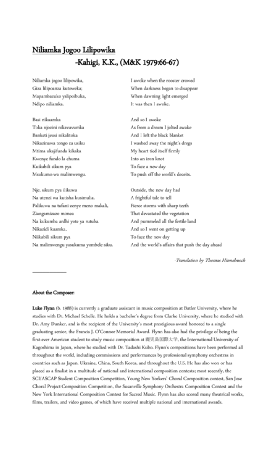 It Was Then I Awoke Percussion Ensemble scores gallery preview page 3