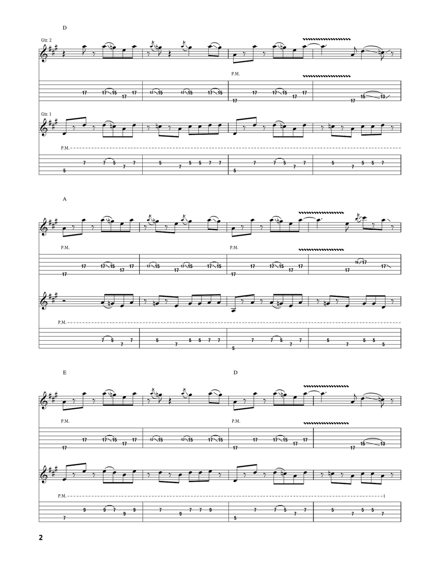 One Way Out One Way Out Acoustic Guitar scores gallery preview page 2
