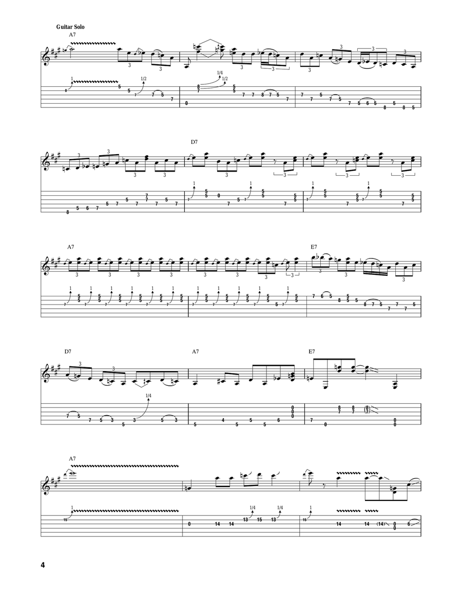 Walking Through The Park Walking Through The Park Acoustic Guitar scores gallery preview page 4