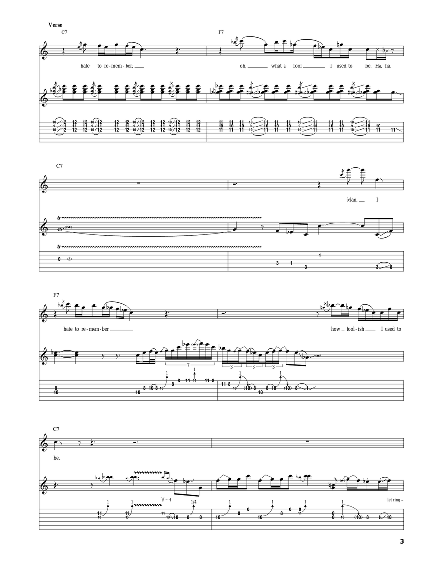 Be Careful With A Fool Be Careful With A Fool Acoustic Guitar scores gallery preview page 3