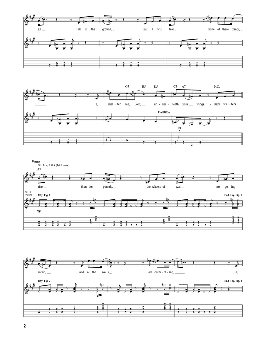 Shelter Me Shelter Me Acoustic Guitar scores gallery preview page 2