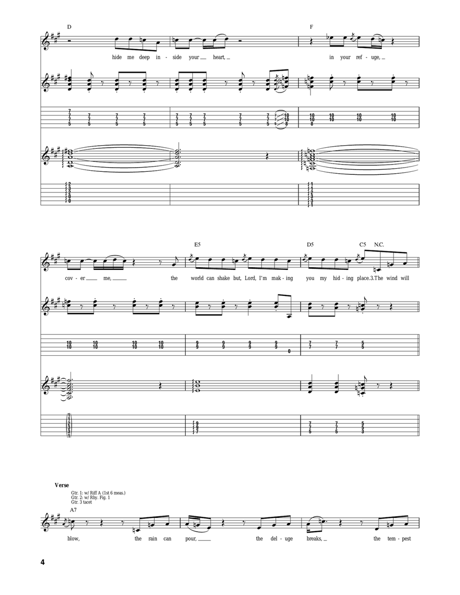 Shelter Me Shelter Me Acoustic Guitar scores gallery preview page 4