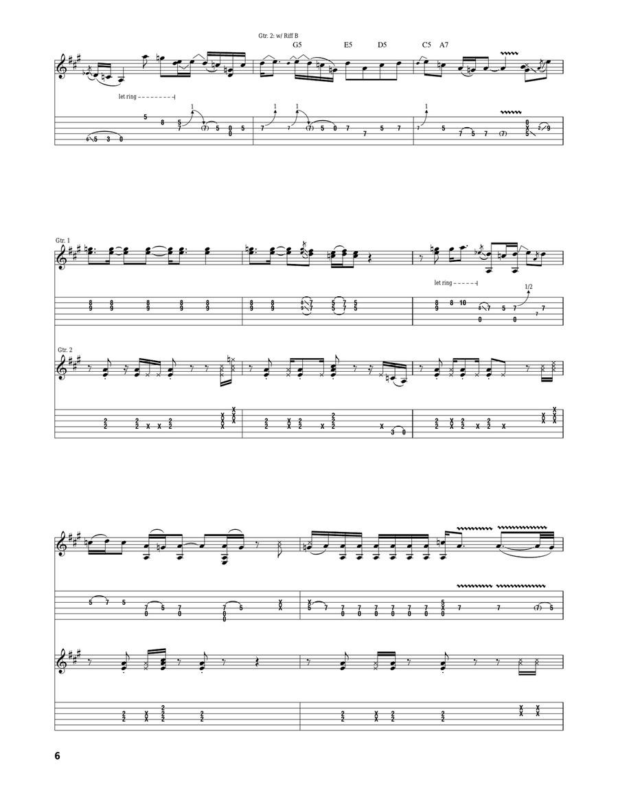 Shelter Me Shelter Me Acoustic Guitar scores gallery preview page 6