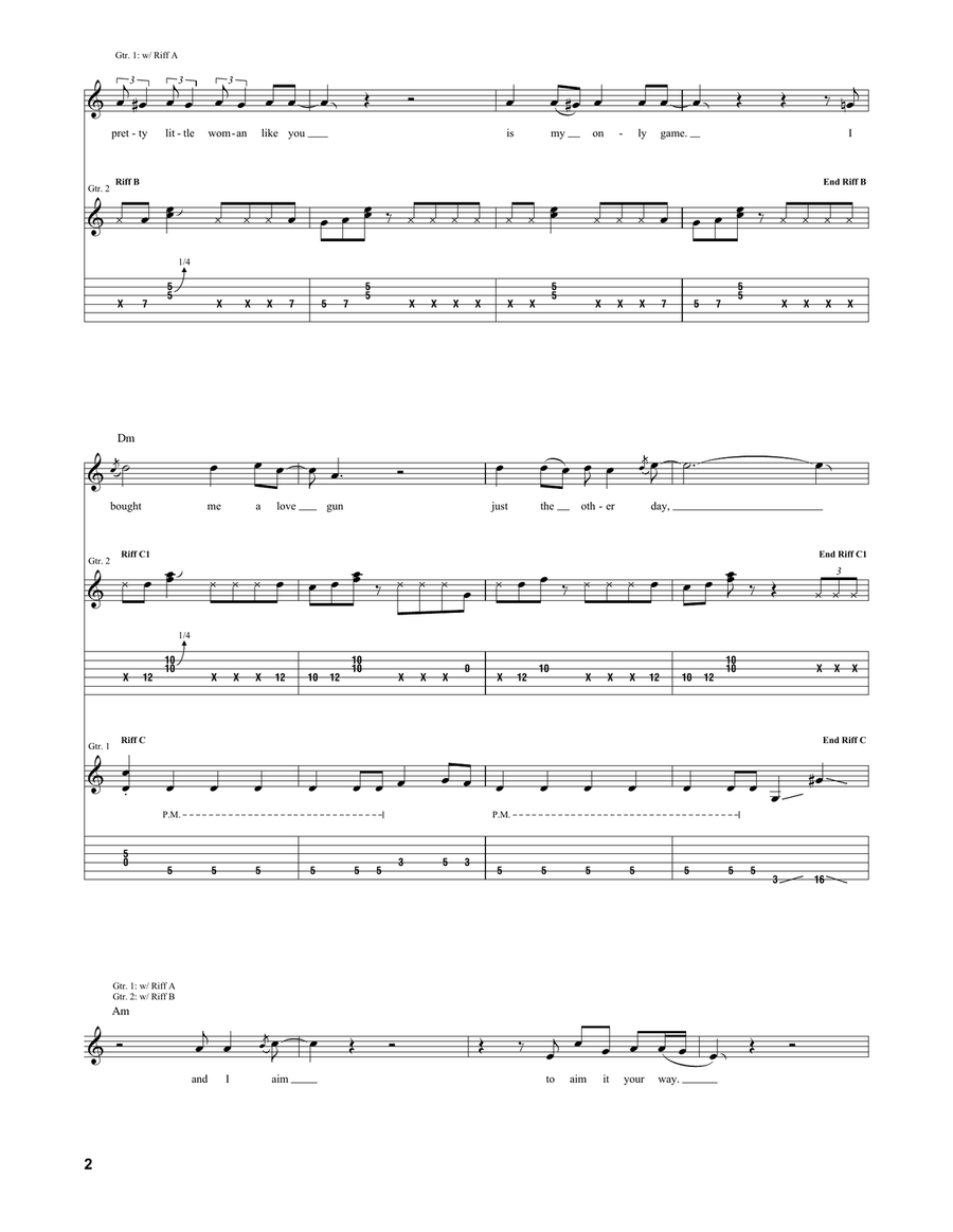 The Hunter The Hunter Acoustic Guitar scores gallery preview page 2