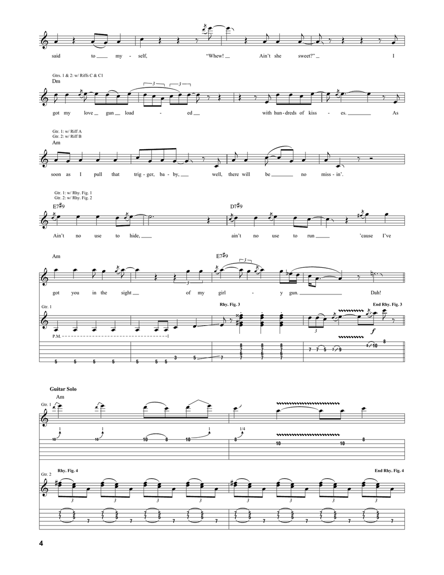 The Hunter The Hunter Acoustic Guitar scores gallery preview page 4