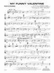 My Funny Valentine: 2nd E-flat Alto Saxophone mini preview