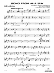Song from M*A*S*H: 2nd E-flat Alto Saxophone