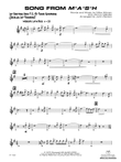 Song from M*A*S*H: Baritone T.C.
