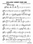Willow Weep for Me: E-flat Alto Saxophone
