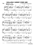 Willow Weep for Me: Piano Accompaniment