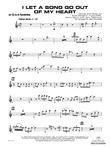 I Let a Song Go Out of My Head: E-flat Alto Saxophone