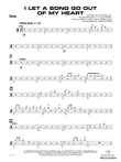 I Let a Song Go Out of My Head: Drums