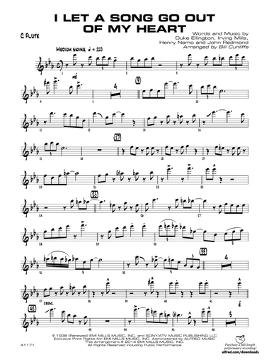I Let a Song Go Out of My Head: Flute