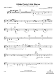 All the Pretty Little Horses: 1st B-flat Clarinet