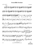 Seven Hills Overture: 1st B-flat Clarinet