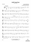 Auld Lang Syne: 2nd Violin