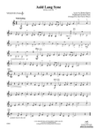Auld Lang Syne: 3rd Violin (Viola [TC])