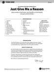 Just Give Me a Reason: Score