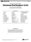 Christmas Eve/Sarajevo 12/24: Score