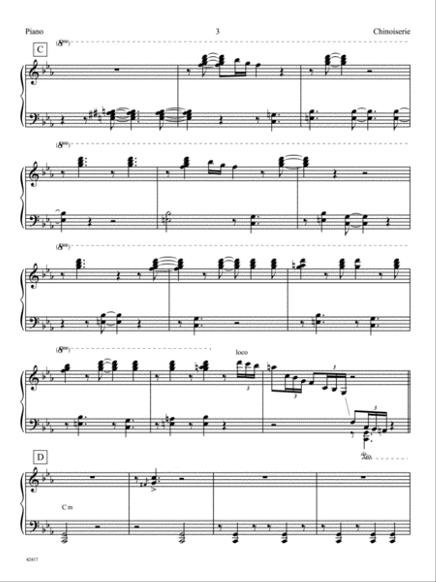 Chinoiserie (from Afro-Euroasian Eclipse): Piano Accompaniment Jazz Ensemble scores gallery preview page 3