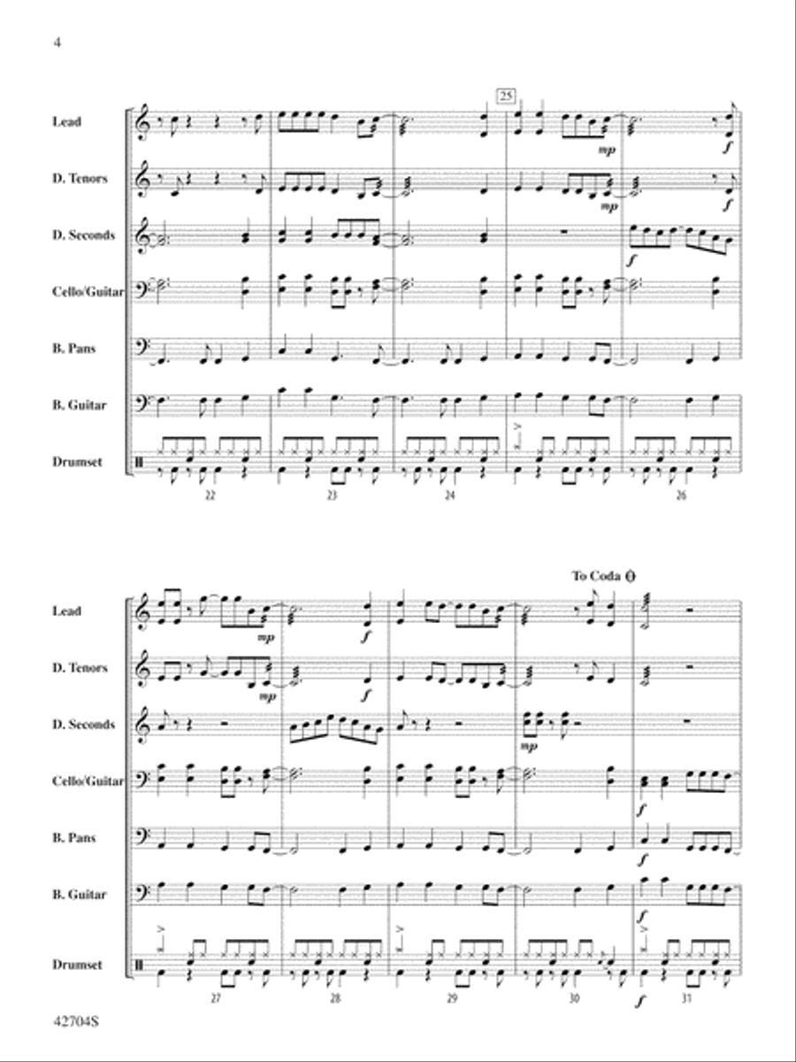 Let My Love Open the Door: Score by The Who Percussion - Digital Sheet Music page 4