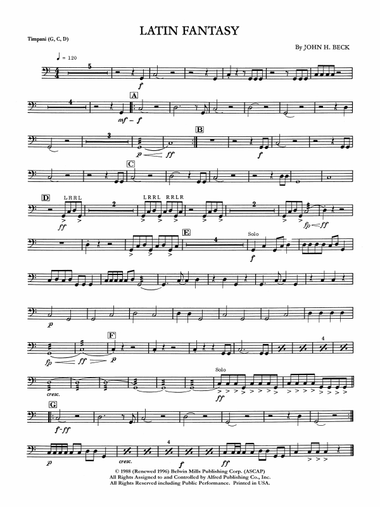 Latin Fantasy: Timpani