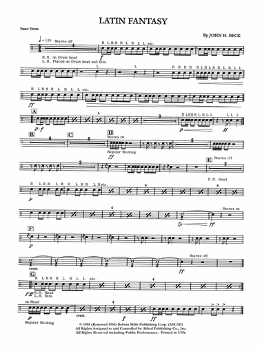 Latin Fantasy: Snare Drum