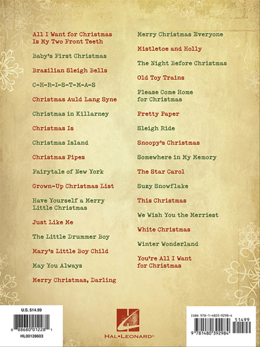 Christmas Greatest Hits Piano, Vocal, Guitar scores gallery preview page 2