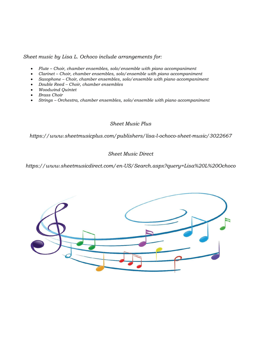 Hallelujah from The Messiah for Clarinet Choir Hallelujah from The Messiah for Clarinet Choir Clarinet Choir scores gallery preview page 3