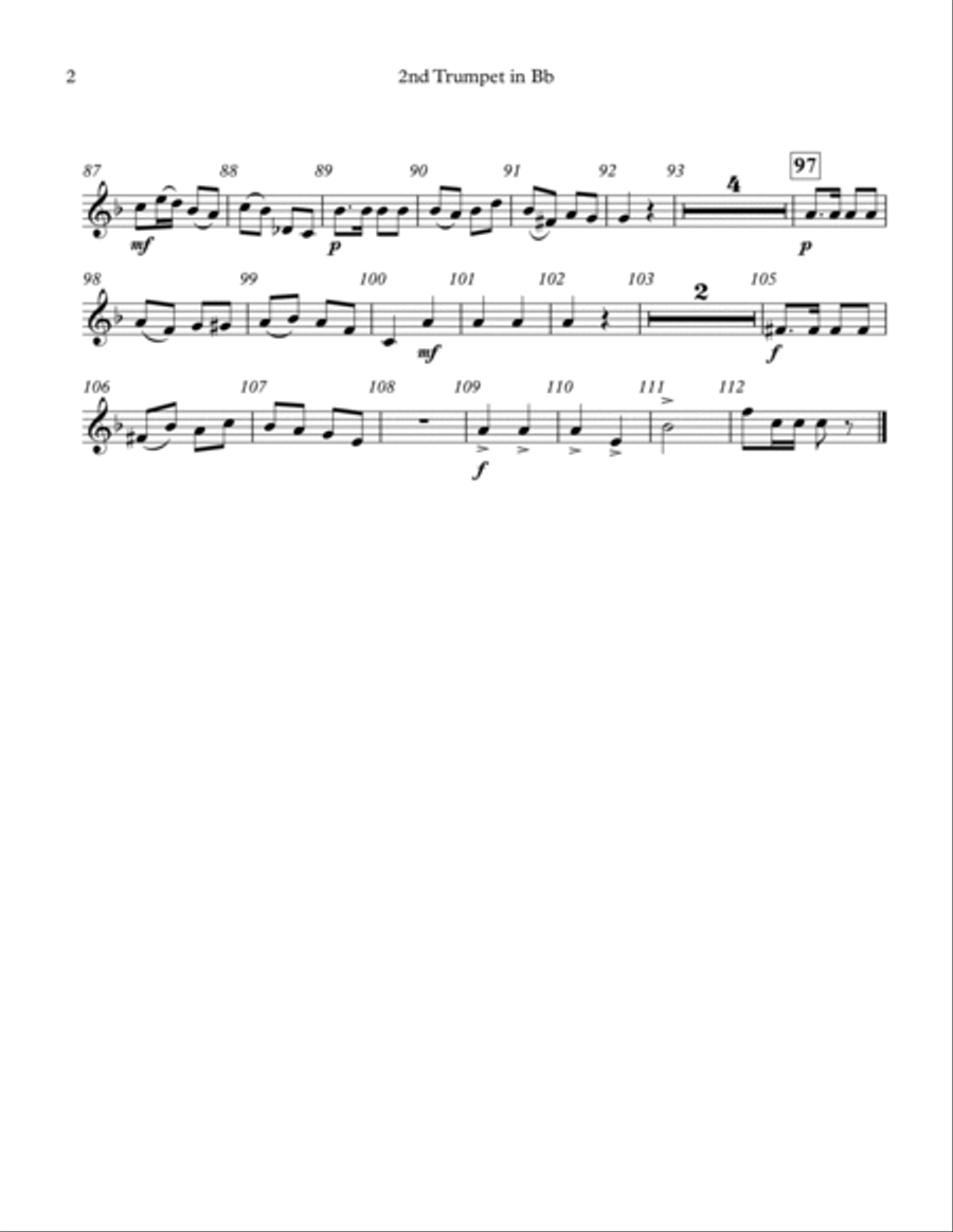 Florentine March - Parts School and Community scores gallery preview page 4