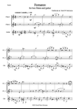 Romance for 2 flutes and guitar