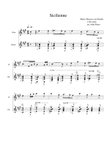 Sicilienne....Maria-Teresa von Paradis (flute [oboe, violin]and classical guitar)