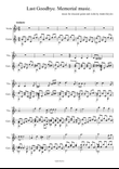 Last Goodbye. Memorial music for classical guitar and violin by Andrei Krylov